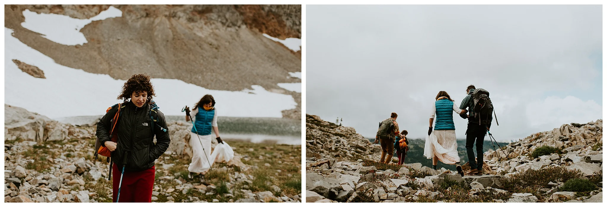 Pinnacle Peak Adventure Elopement at Mt. Rainier National Park by Seattle Elopement Photographer, Kamra Fuller Photography - Seattle Wedding Photographer