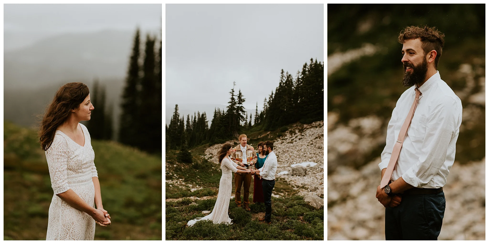 Pinnacle Peak Adventure Elopement at Mt. Rainier National Park by Seattle Elopement Photographer, Kamra Fuller Photography - Seattle Wedding Photographer