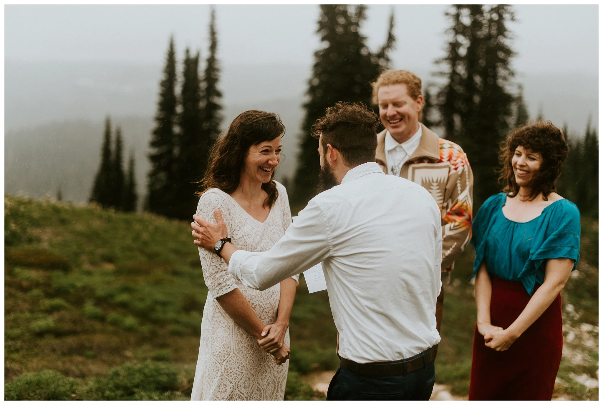 Pinnacle Peak Adventure Elopement at Mt. Rainier National Park by Seattle Elopement Photographer, Kamra Fuller Photography - Seattle Wedding Photographer
