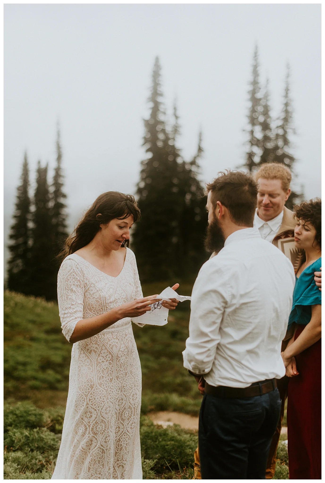 Pinnacle Peak Adventure Elopement at Mt. Rainier National Park by Seattle Elopement Photographer, Kamra Fuller Photography - Seattle Wedding Photographer