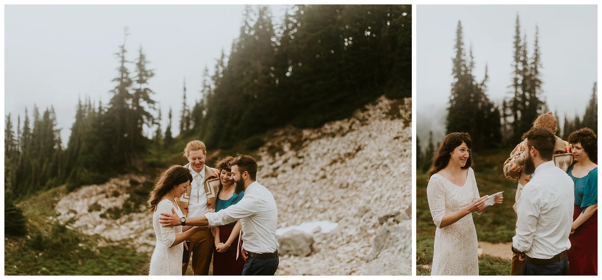 Pinnacle Peak Adventure Elopement at Mt. Rainier National Park by Seattle Elopement Photographer, Kamra Fuller Photography - Seattle Wedding Photographer
