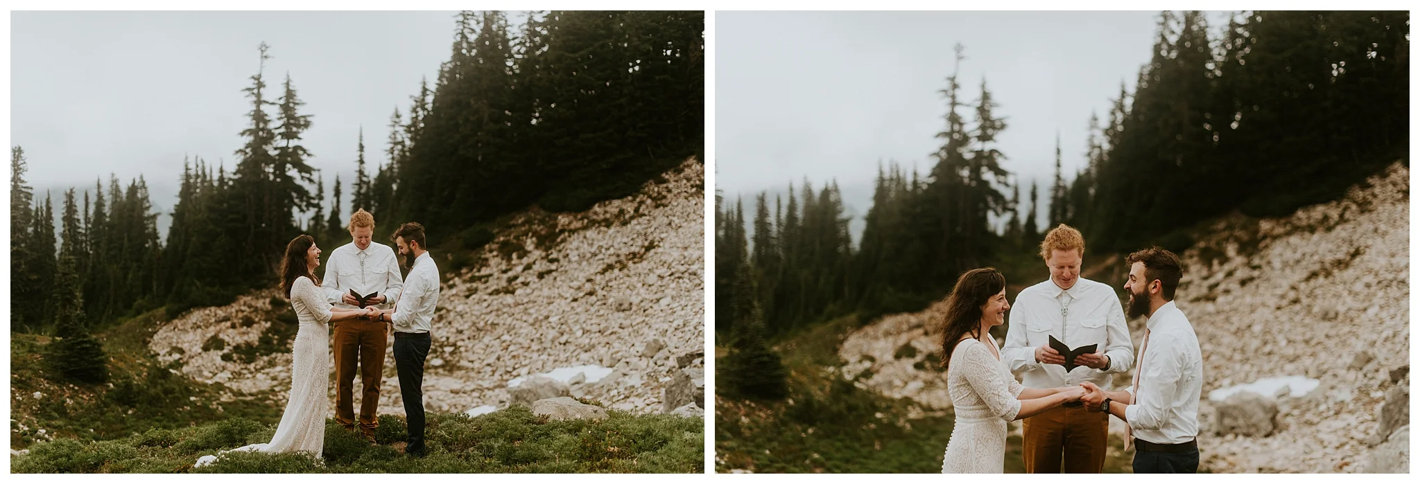 Pinnacle Peak Adventure Elopement at Mt. Rainier National Park by Seattle Elopement Photographer, Kamra Fuller Photography - Seattle Wedding Photographer