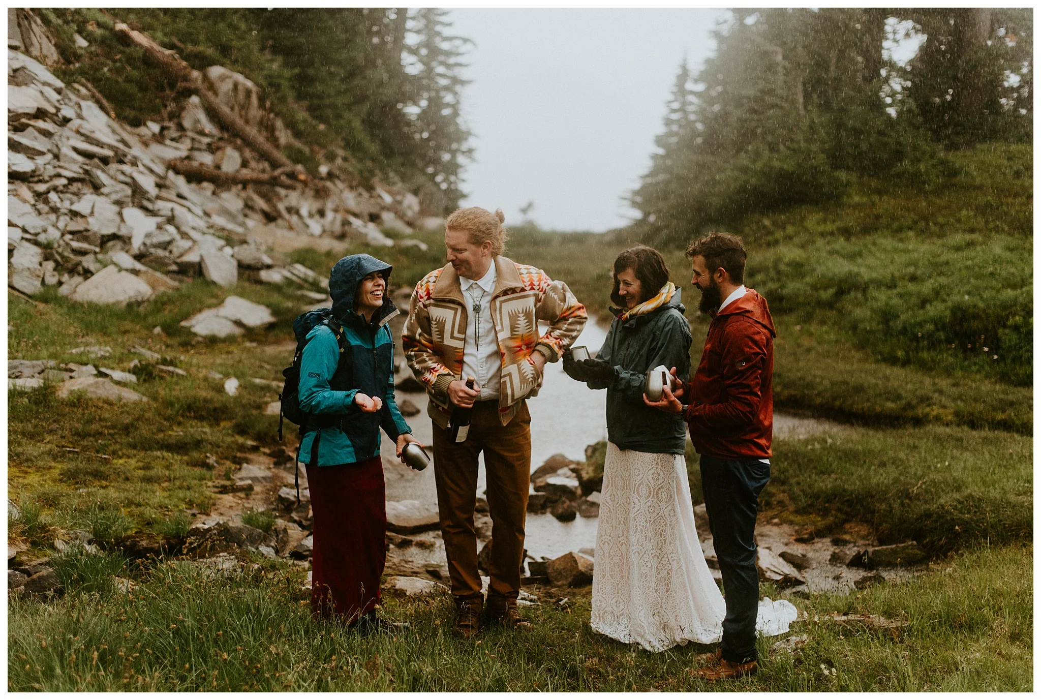 Pinnacle Peak Adventure Elopement at Mt. Rainier National Park by Seattle Elopement Photographer, Kamra Fuller Photography - Seattle Wedding Photographer