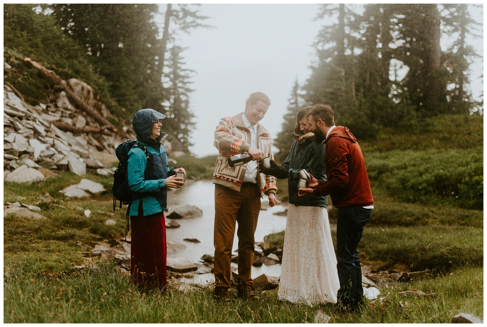 Pinnacle Peak Adventure Elopement at Mt. Rainier National Park by Seattle Elopement Photographer, Kamra Fuller Photography - Seattle Wedding Photographer