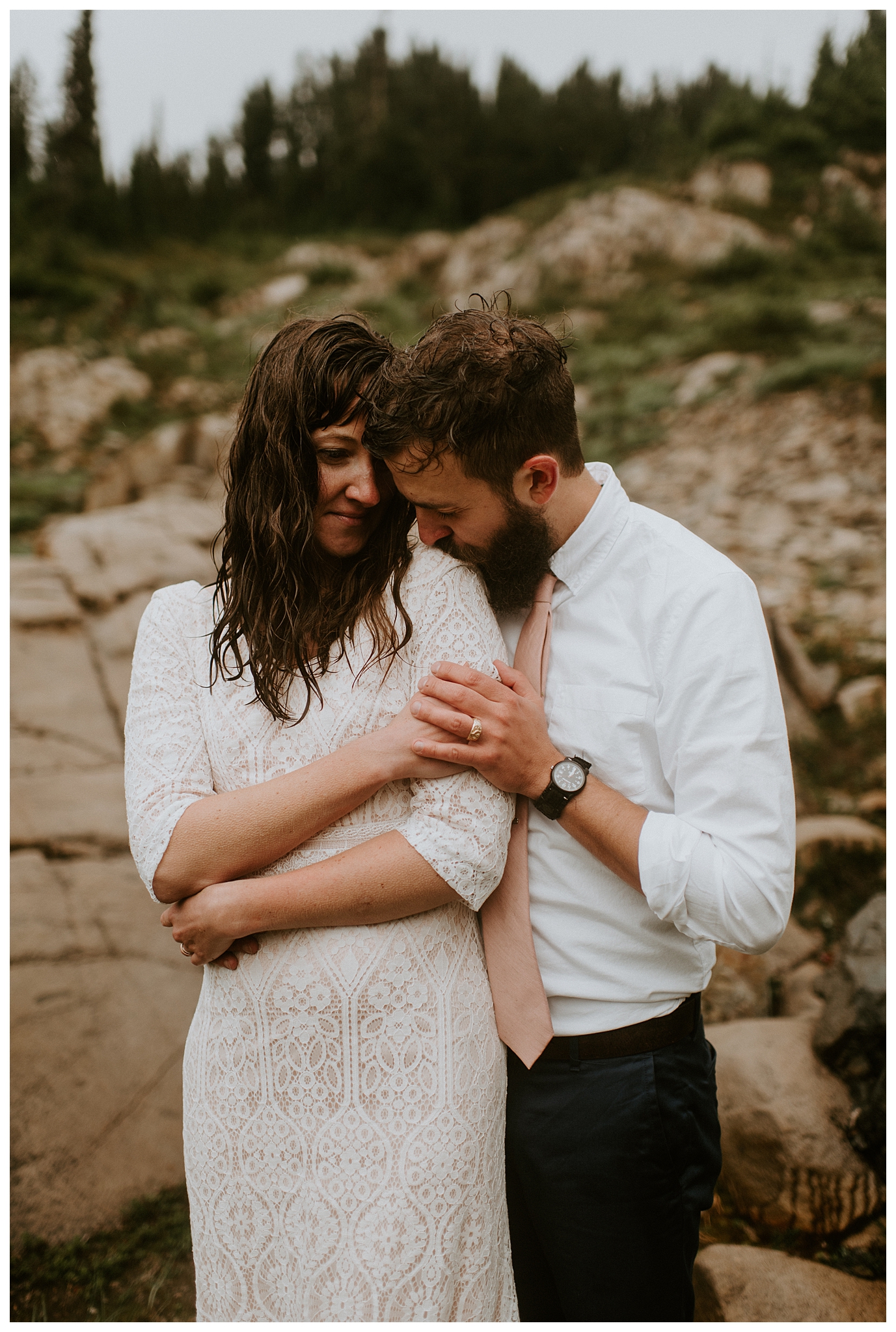 Pinnacle Peak Adventure Elopement at Mt. Rainier National Park by Seattle Elopement Photographer, Kamra Fuller Photography - Seattle Wedding Photographer