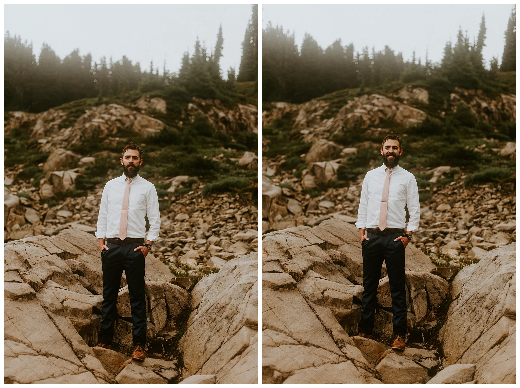 Pinnacle Peak Adventure Elopement at Mt. Rainier National Park by Seattle Elopement Photographer, Kamra Fuller Photography - Seattle Wedding Photographer