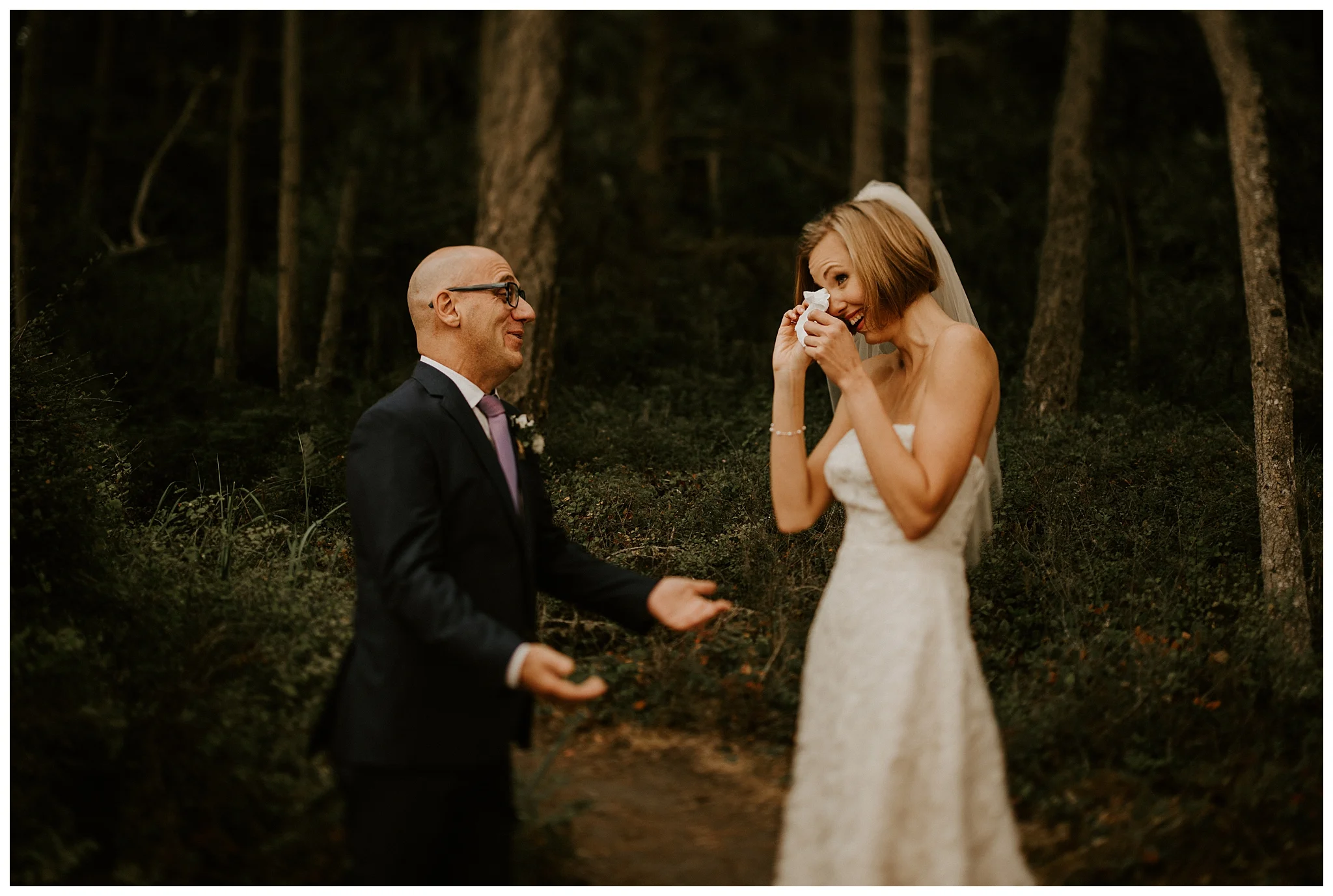 Moody Deception Pass State Park Elopement by Seattle Wedding Photographer, Kamra Fuller Photography