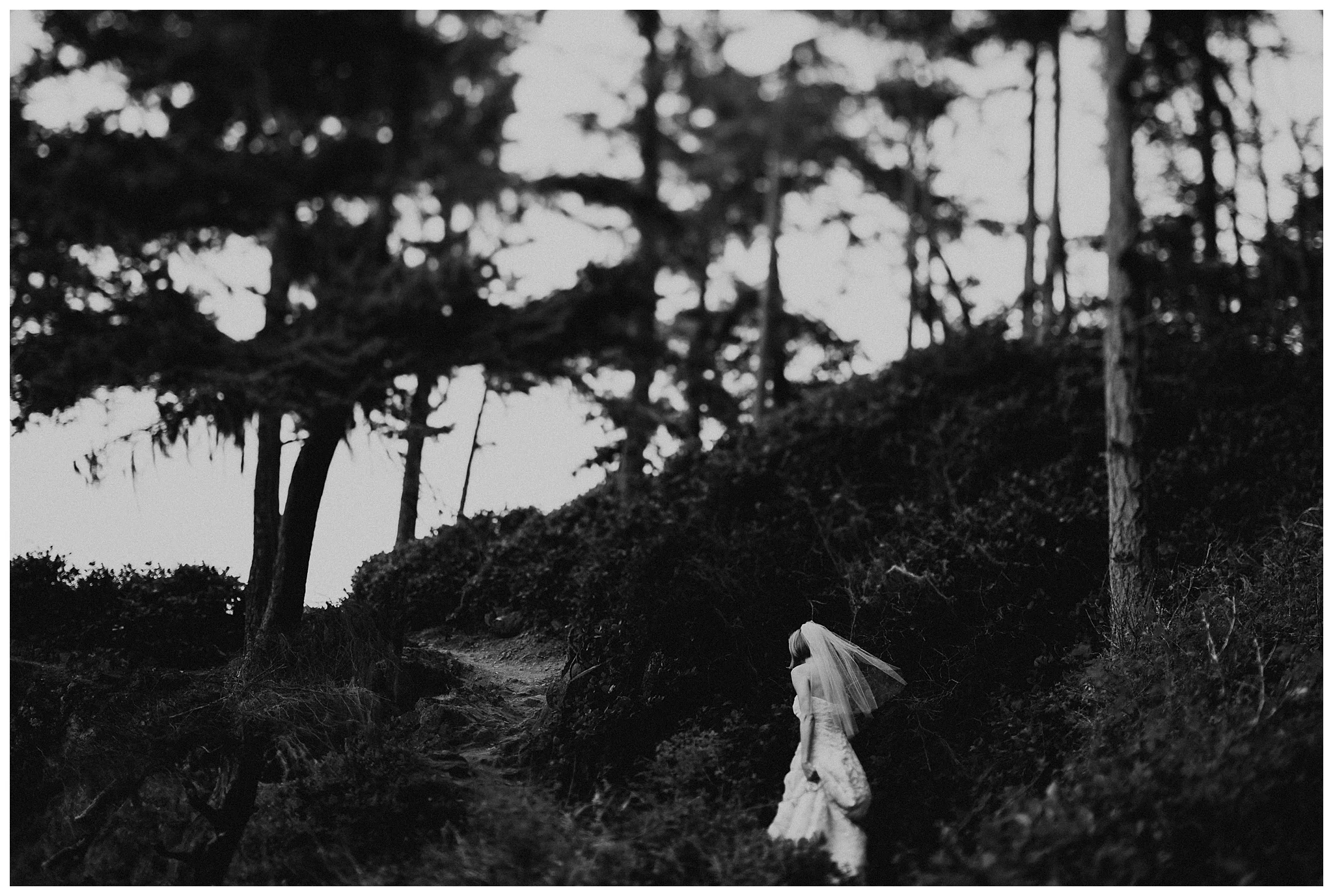 Moody Deception Pass State Park Elopement by Seattle Wedding Photographer, Kamra Fuller Photography