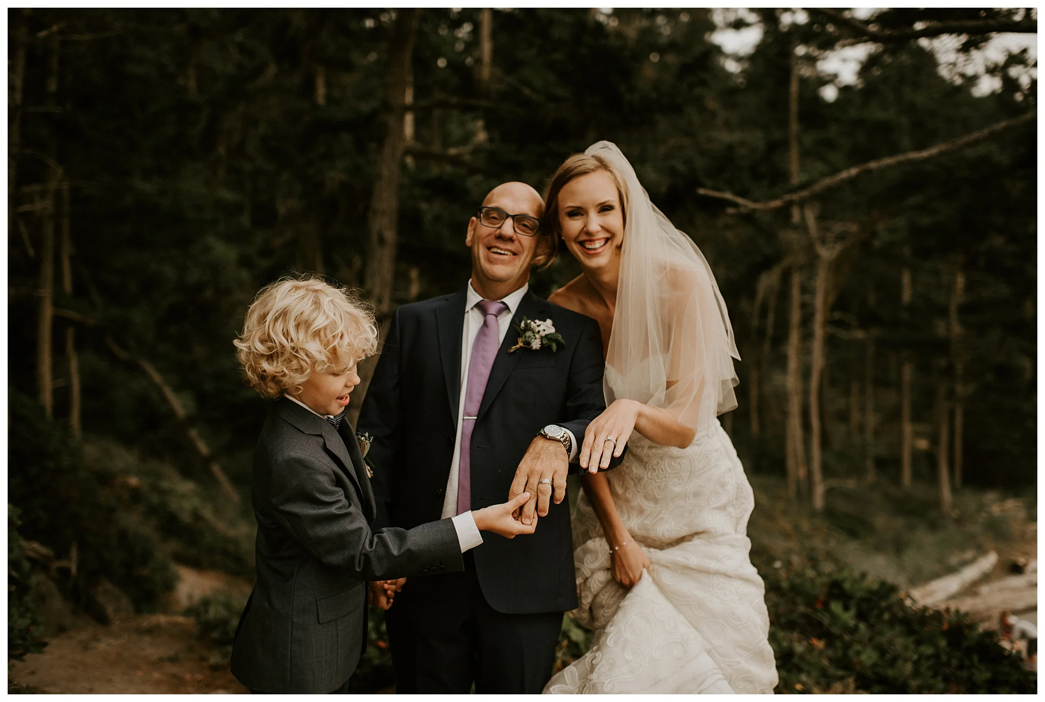Moody Deception Pass State Park Elopement by Seattle Wedding Photographer, Kamra Fuller Photography