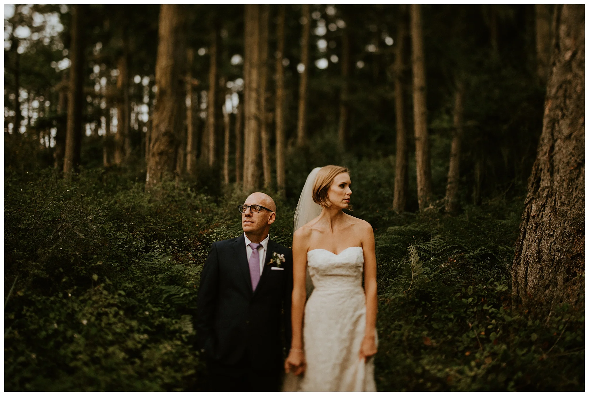 Moody Deception Pass State Park Elopement by Seattle Wedding Photographer, Kamra Fuller Photography