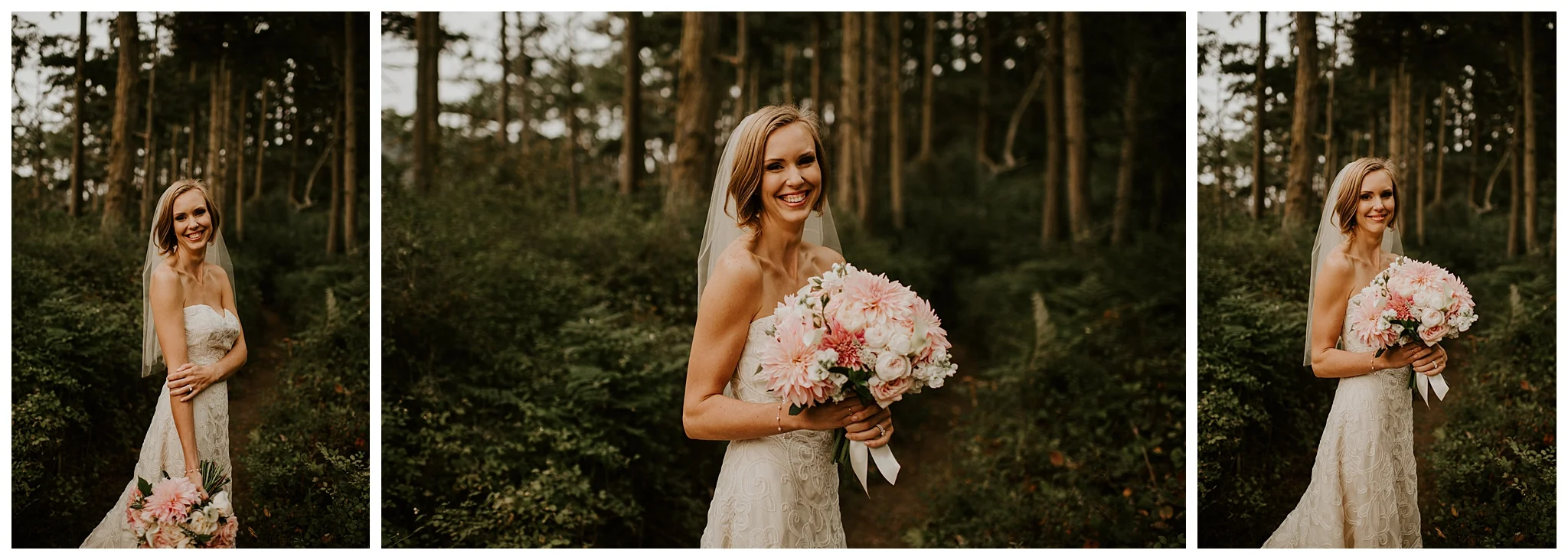 Moody Deception Pass State Park Elopement by Seattle Wedding Photographer, Kamra Fuller Photography