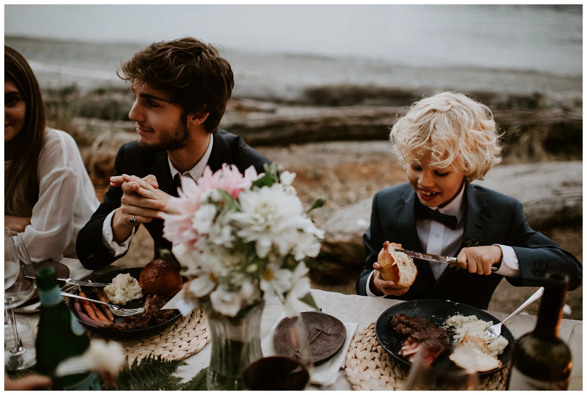 Moody Deception Pass State Park Elopement by Seattle Wedding Photographer, Kamra Fuller Photography