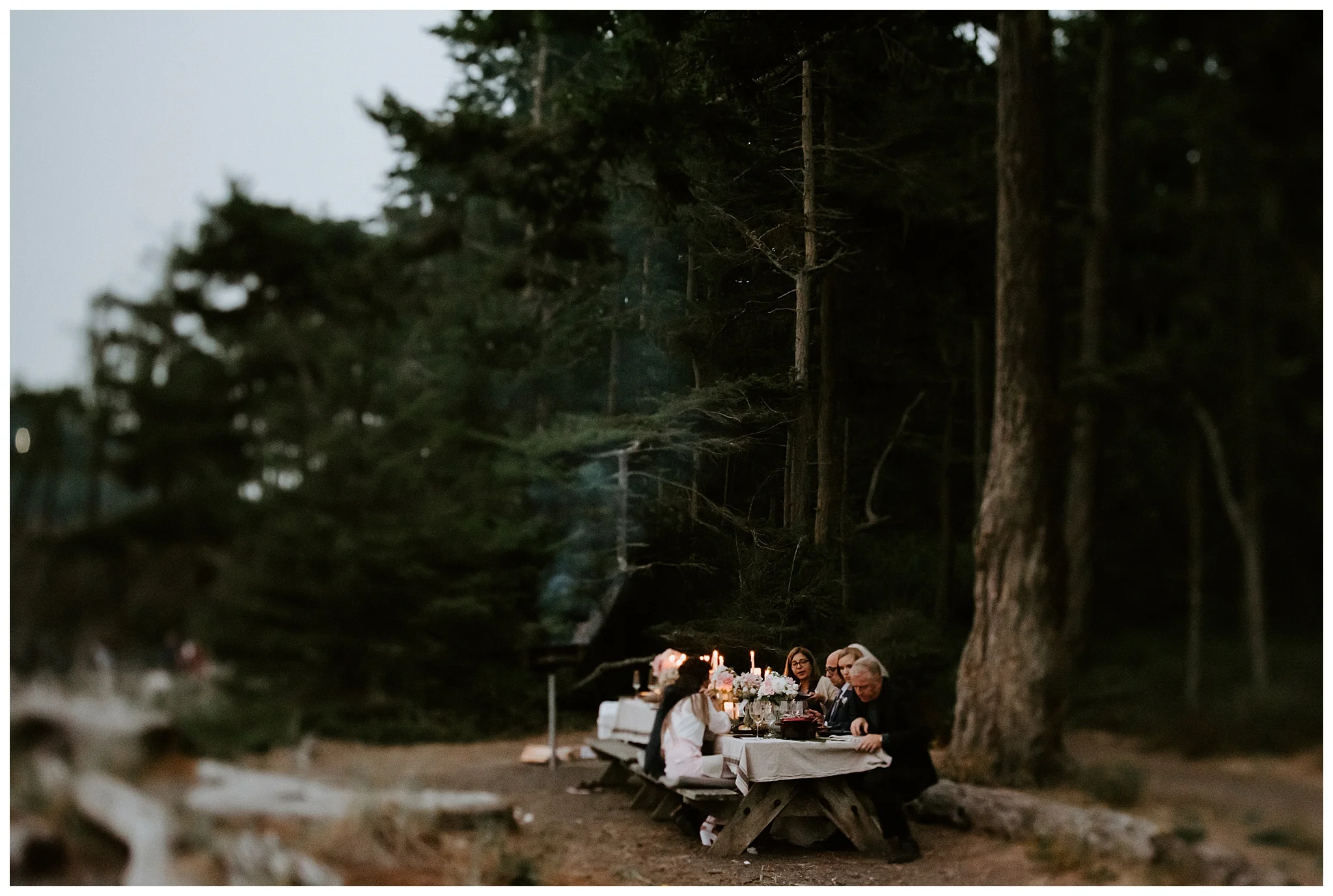 Moody Deception Pass State Park Elopement by Seattle Wedding Photographer, Kamra Fuller Photography