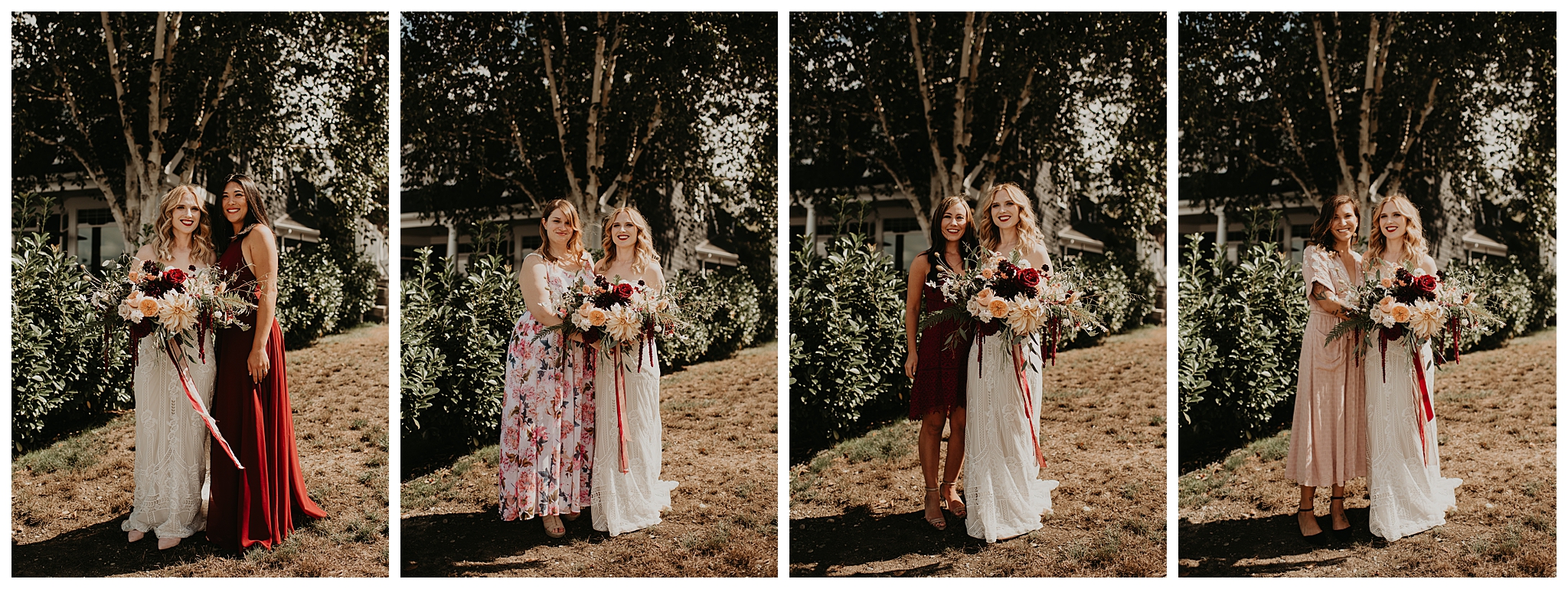 Ashley and Peter's Bohemian Woodland Wedding at Kitsap Memorial State Park, Poulsbo, WA by Seattle Wedding Photographer, Kamra Fuller Photography