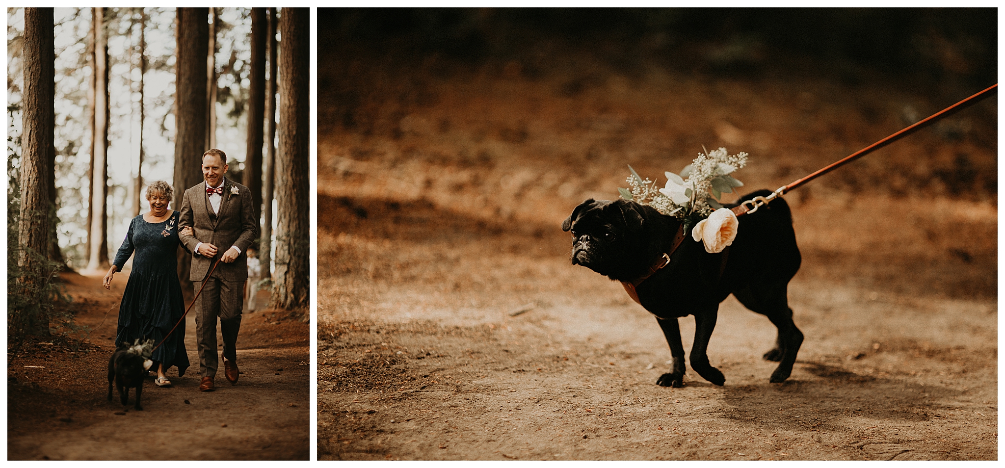 Ashley and Peter's Bohemian Woodland Wedding at Kitsap Memorial State Park, Poulsbo, WA by Seattle Wedding Photographer, Kamra Fuller Photography