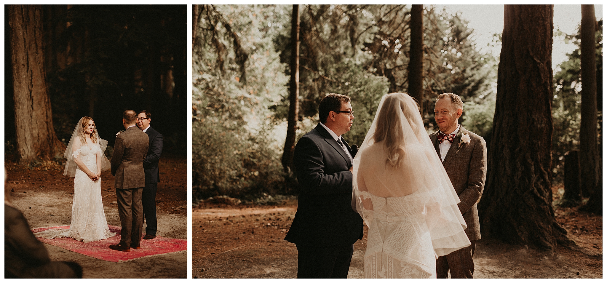 Ashley and Peter's Bohemian Woodland Wedding at Kitsap Memorial State Park, Poulsbo, WA by Seattle Wedding Photographer, Kamra Fuller Photography