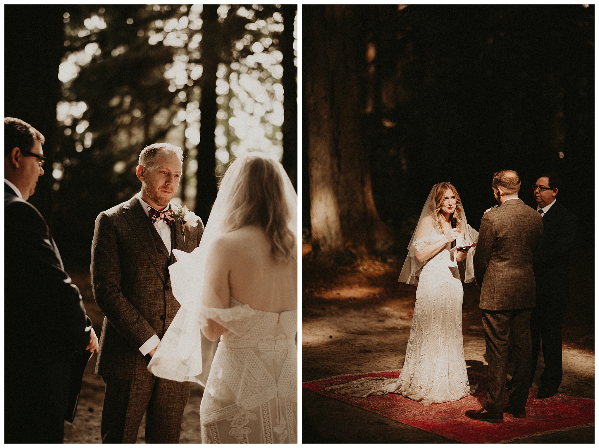 Ashley and Peter's Bohemian Woodland Wedding at Kitsap Memorial State Park, Poulsbo, WA by Seattle Wedding Photographer, Kamra Fuller Photography