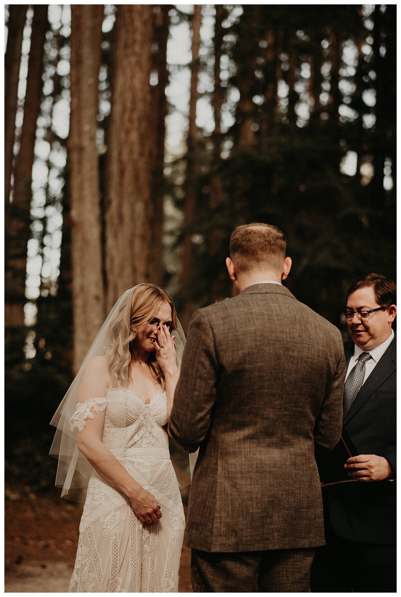 Ashley and Peter's Bohemian Woodland Wedding at Kitsap Memorial State Park, Poulsbo, WA by Seattle Wedding Photographer, Kamra Fuller Photography