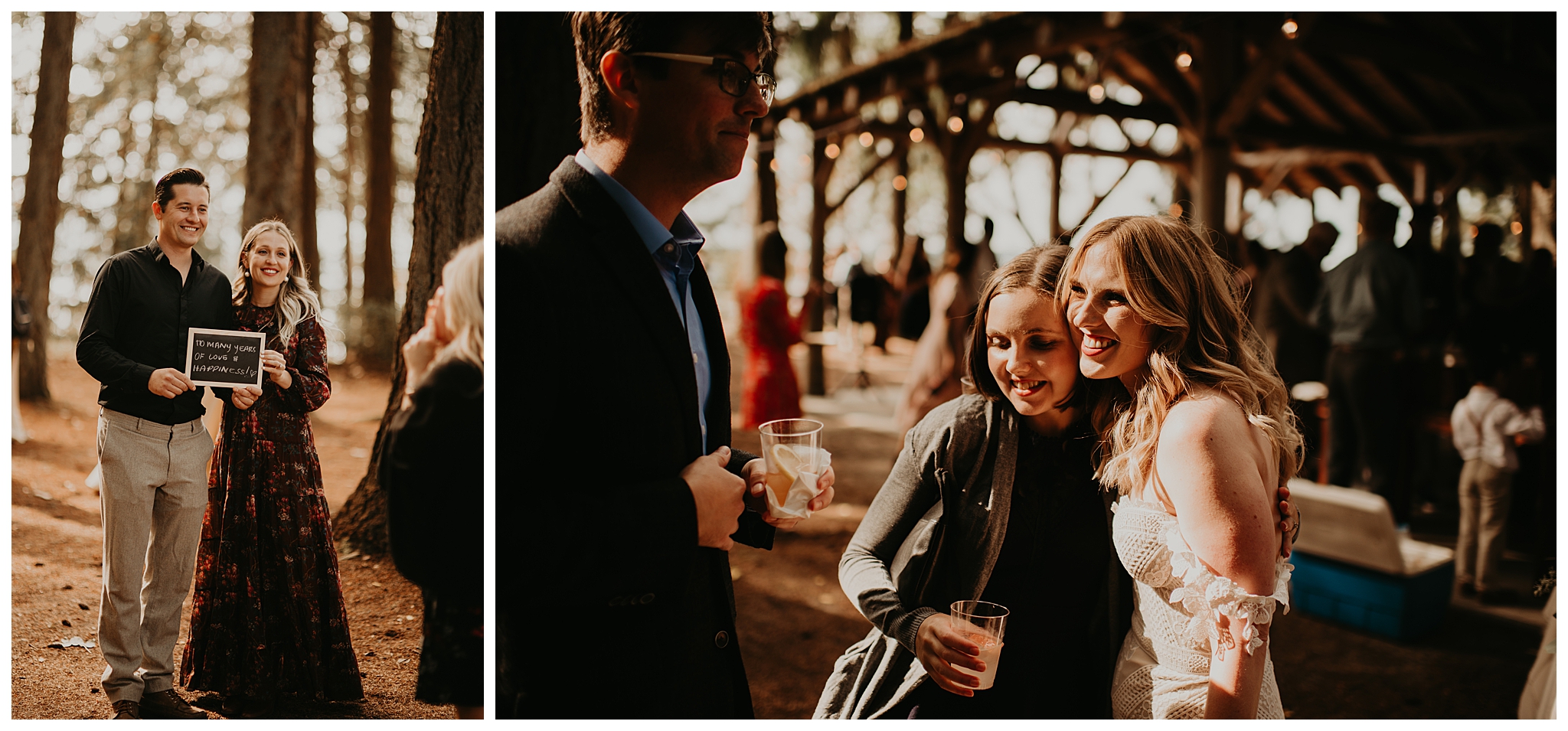 Ashley and Peter's Bohemian Woodland Wedding at Kitsap Memorial State Park, Poulsbo, WA by Seattle Wedding Photographer, Kamra Fuller Photography