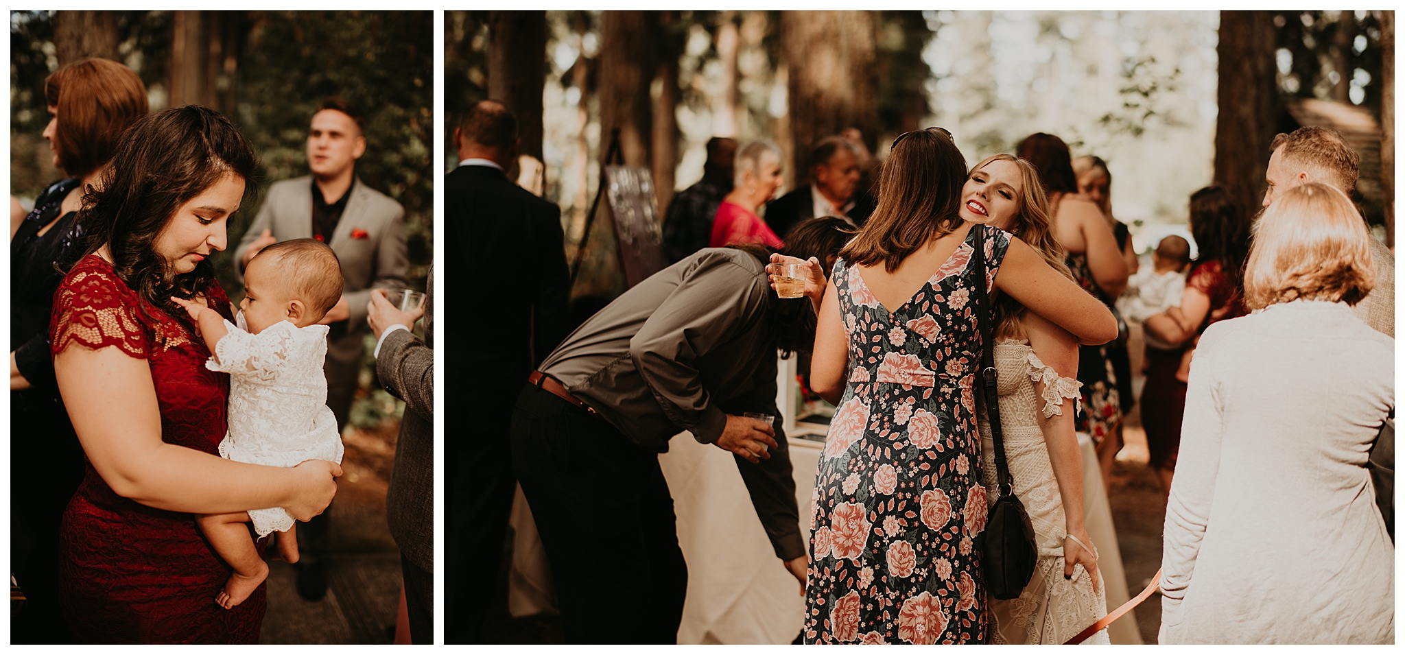 Ashley and Peter's Bohemian Woodland Wedding at Kitsap Memorial State Park, Poulsbo, WA by Seattle Wedding Photographer, Kamra Fuller Photography