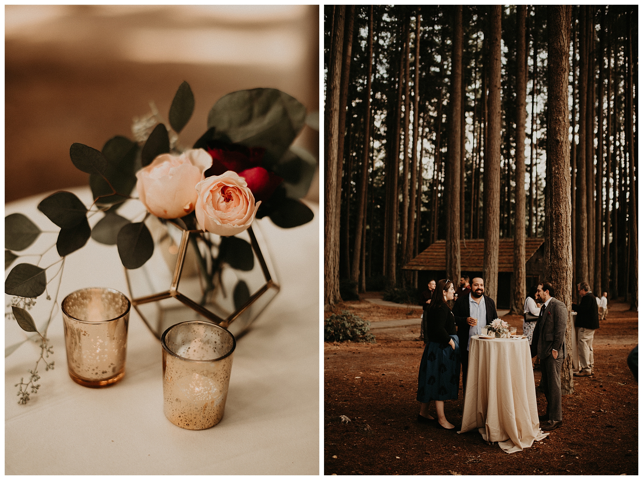 Ashley and Peter's Bohemian Woodland Wedding at Kitsap Memorial State Park, Poulsbo, WA by Seattle Wedding Photographer, Kamra Fuller Photography