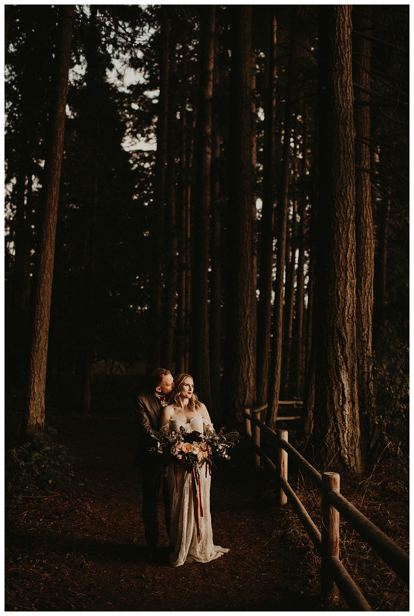 Ashley and Peter's Bohemian Woodland Wedding at Kitsap Memorial State Park, Poulsbo, WA by Seattle Wedding Photographer, Kamra Fuller Photography