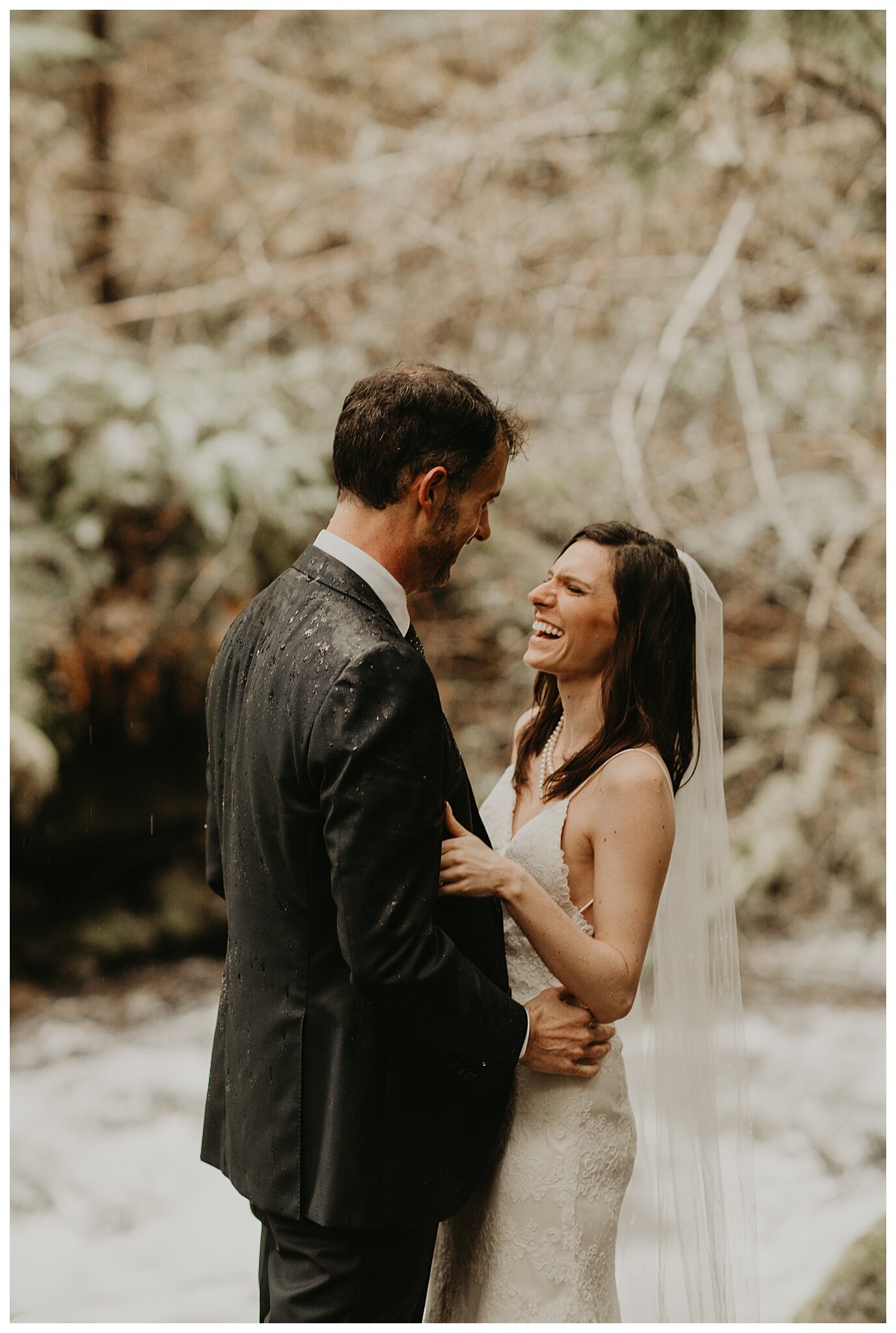 Alexandra + Alan's Mt. Rainier Elopement at Copper Creek Inn and Longmire Bridge by Seattle Wedding Photographer, Kamra Fuller Photography