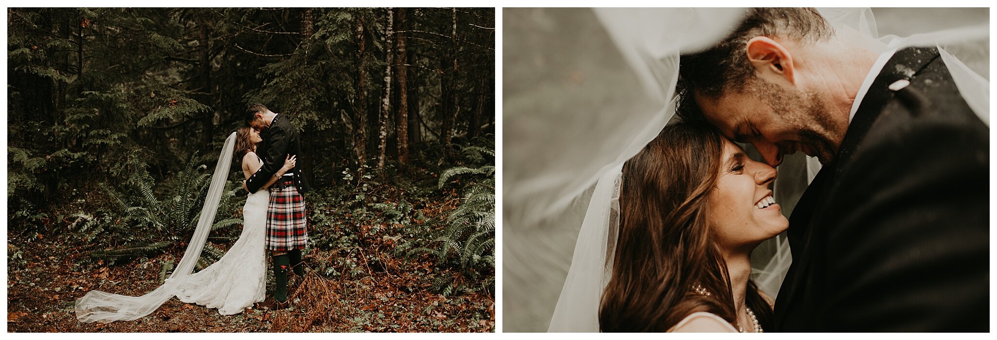 Alexandra + Alan's Mt. Rainier Elopement at Copper Creek Inn and Longmire Bridge by Seattle Wedding Photographer, Kamra Fuller Photography