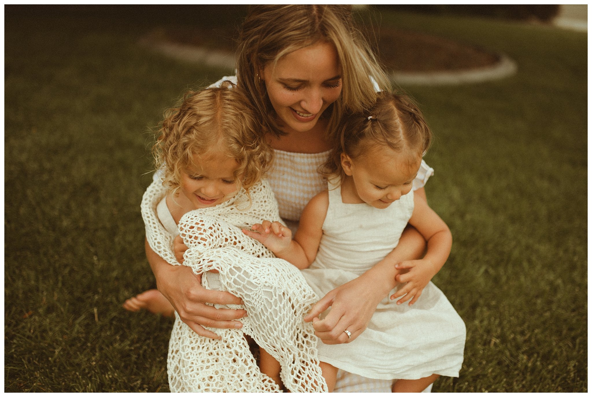 Backyard CottageCore Picnic Motherhood Session in Boise, ID