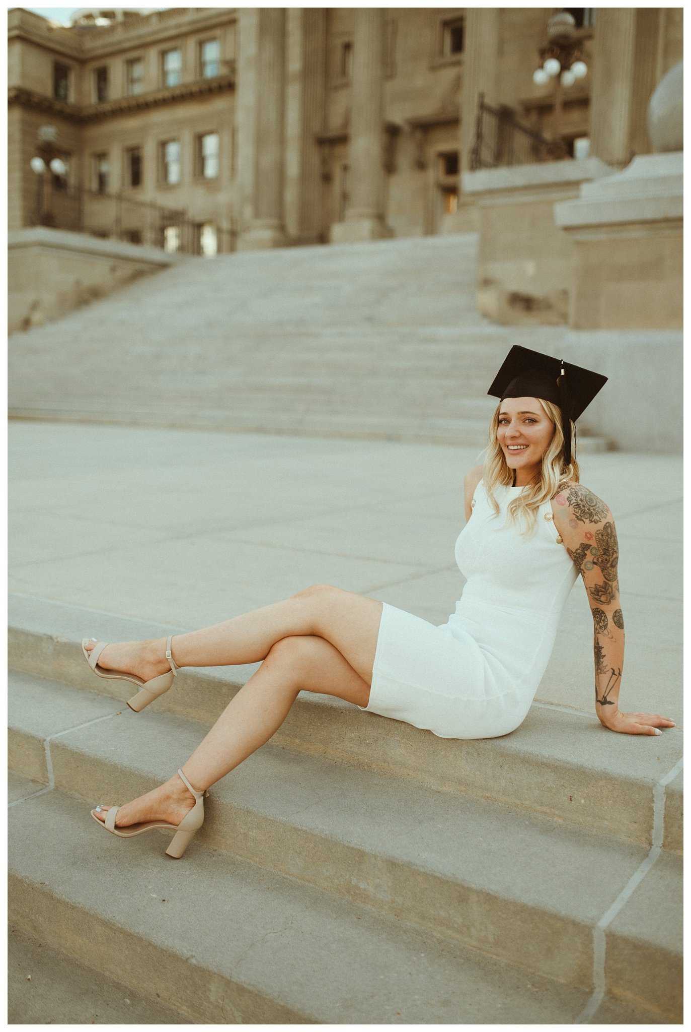 Graduation Portraits at Idaho State Capital by Boise Senior Photographer, Kamra Fuller PhotographyGraduation Portraits at Idaho State Capital Building by Boise Senior Photographer, Kamra Fuller