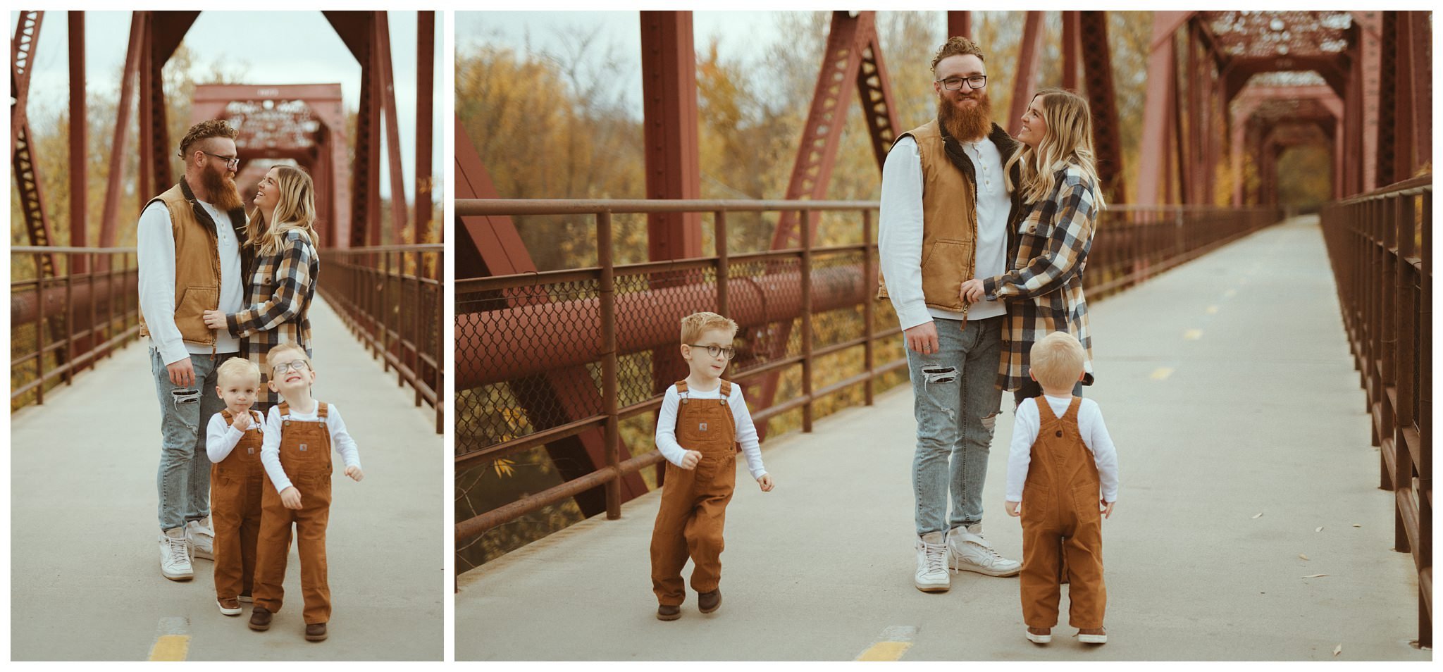 Black Family Fall Family Session and Pregnancy Announcement in Boise, ID at Idaho Fallen Firefighters Memorial Park