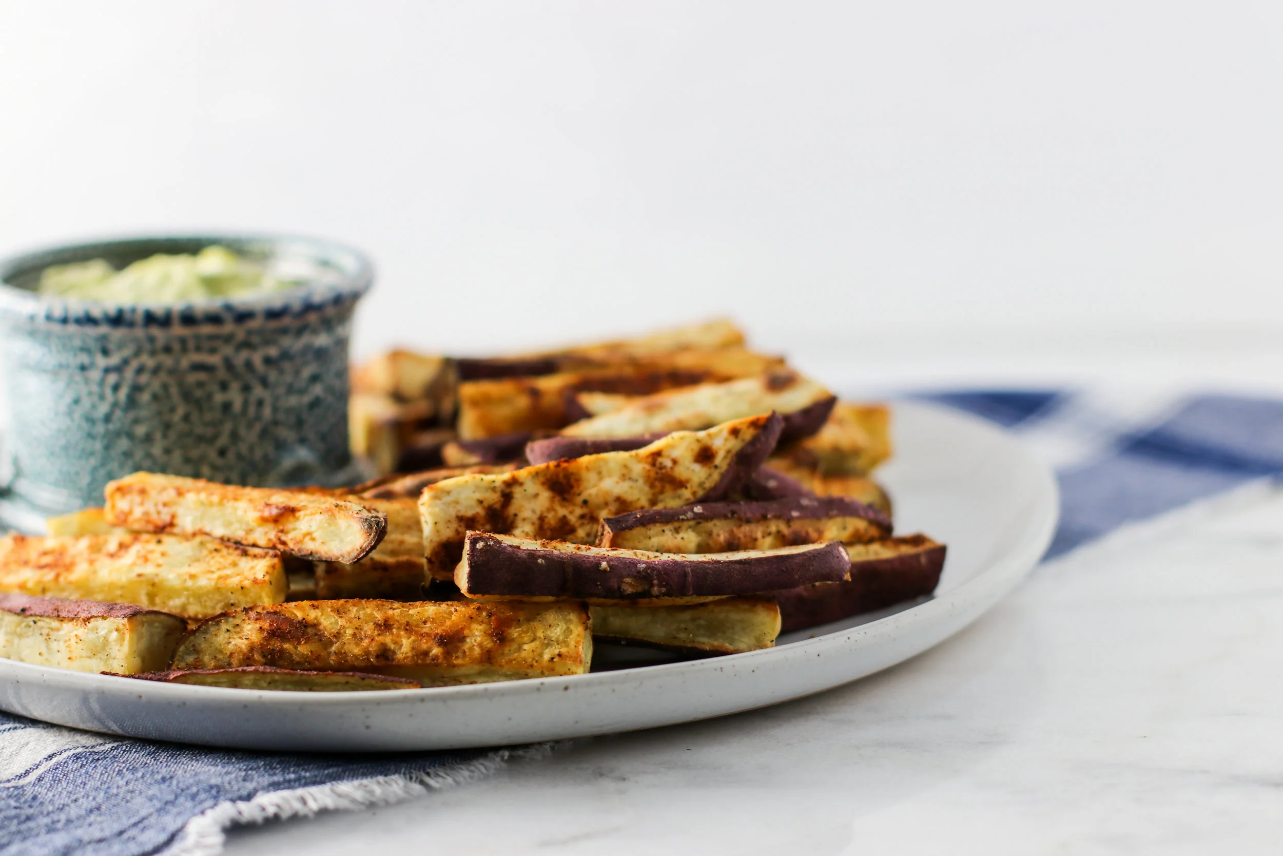 Sweet Potato Fries with Lemony Avocado Tahini Dip 5.jpg