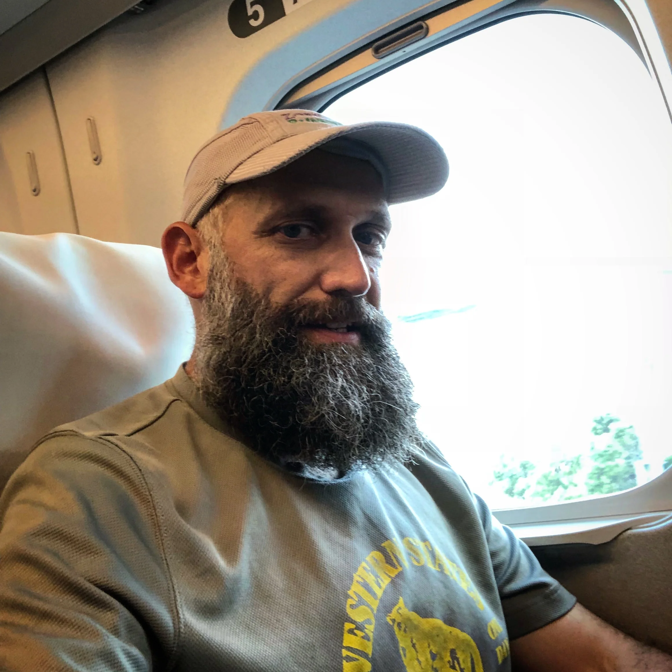 On the train to Fuji no Kuni Tagonoura Minato Park.