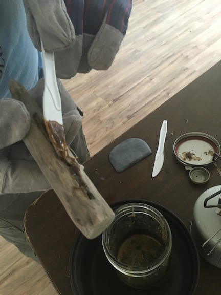 Glue in the groove
