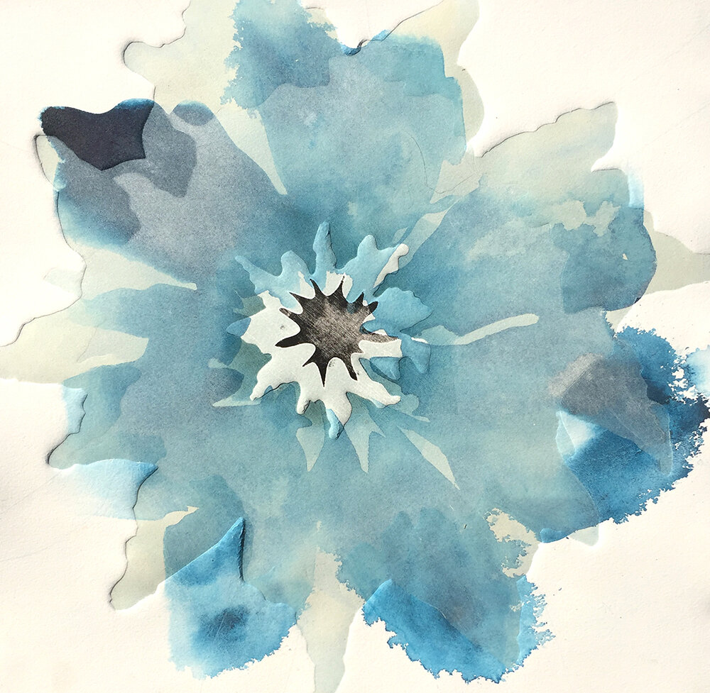 Blaue Blume 
