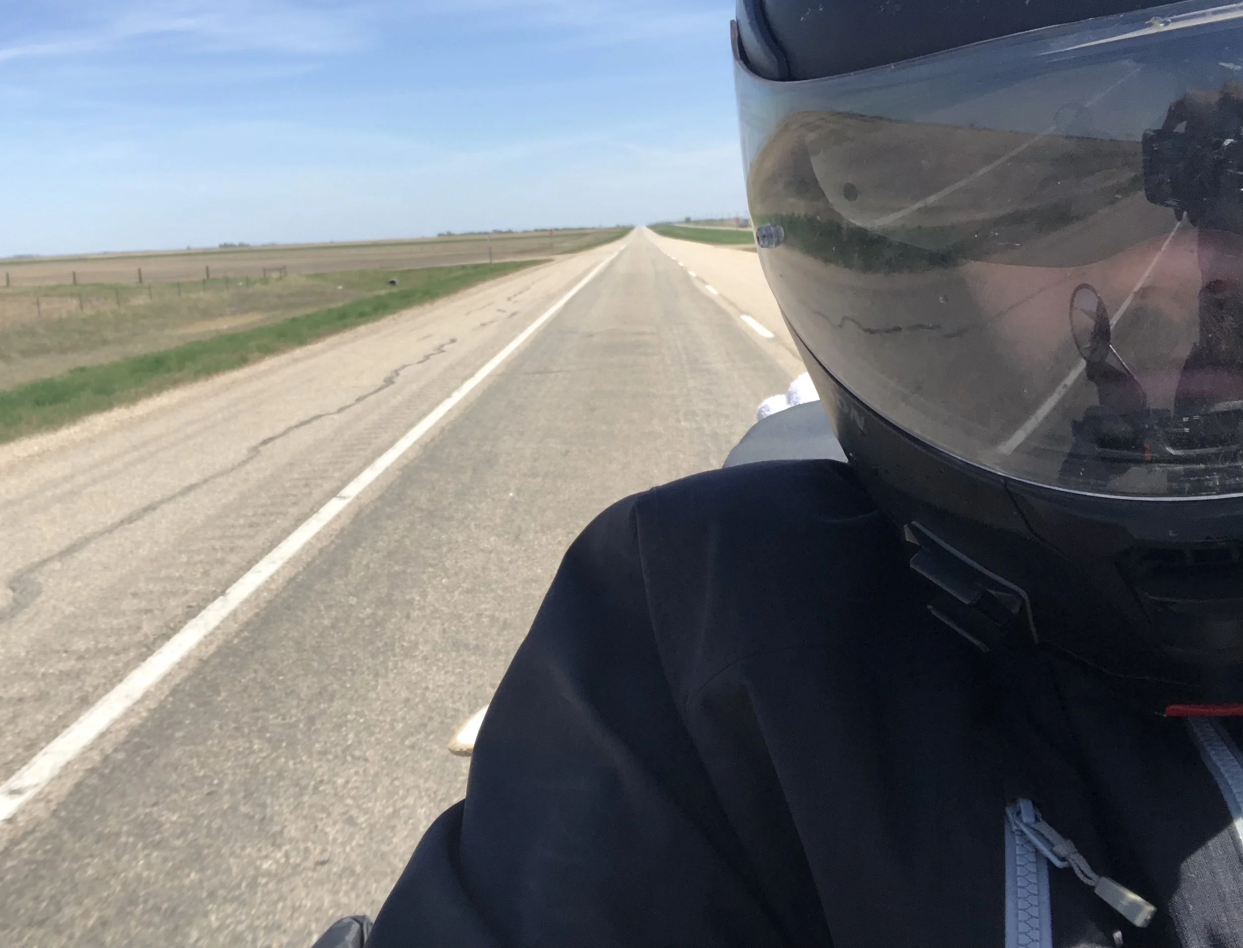  Straight flat roads, kilometre after kilometre   