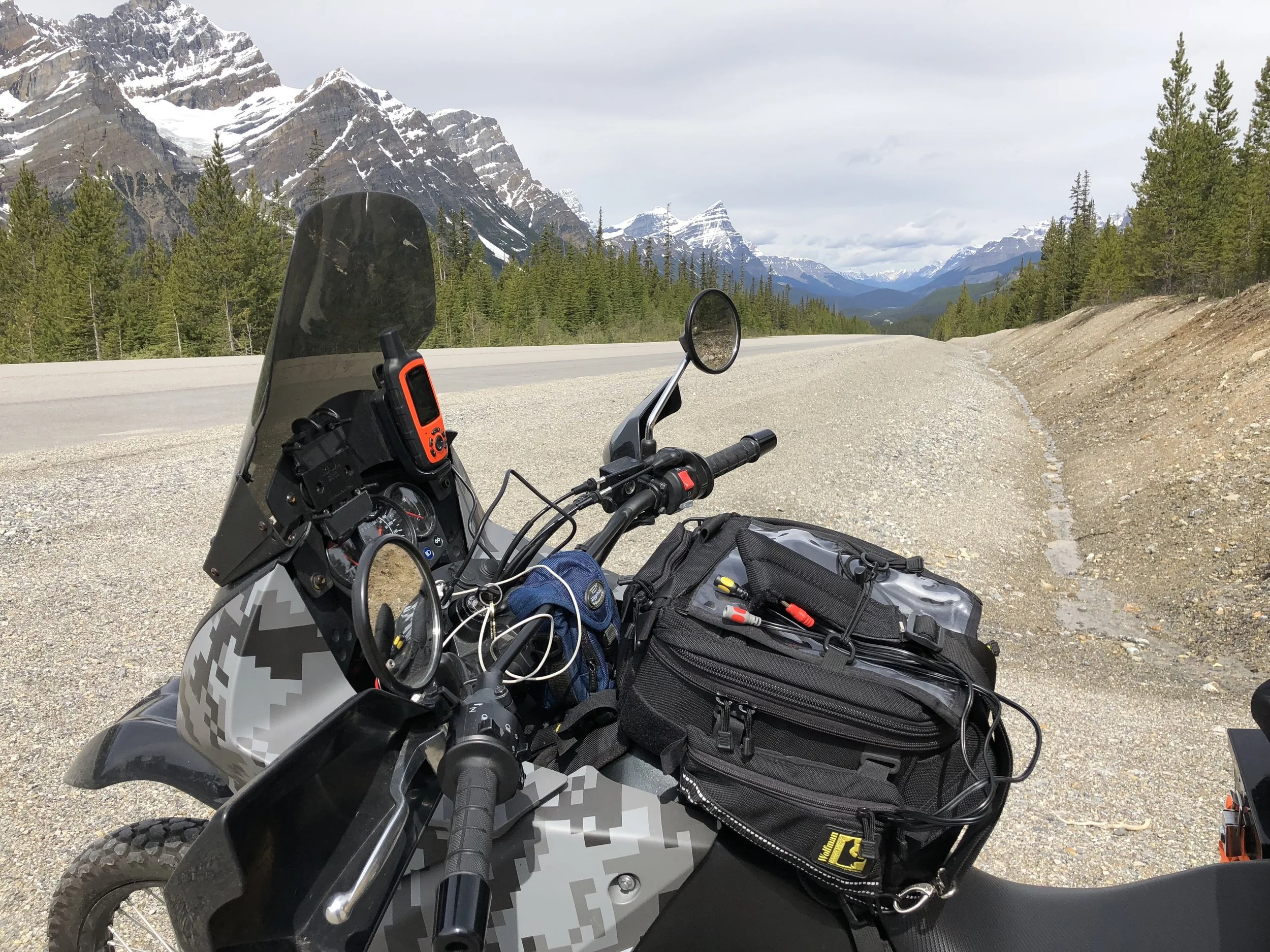  Riding through Banff 