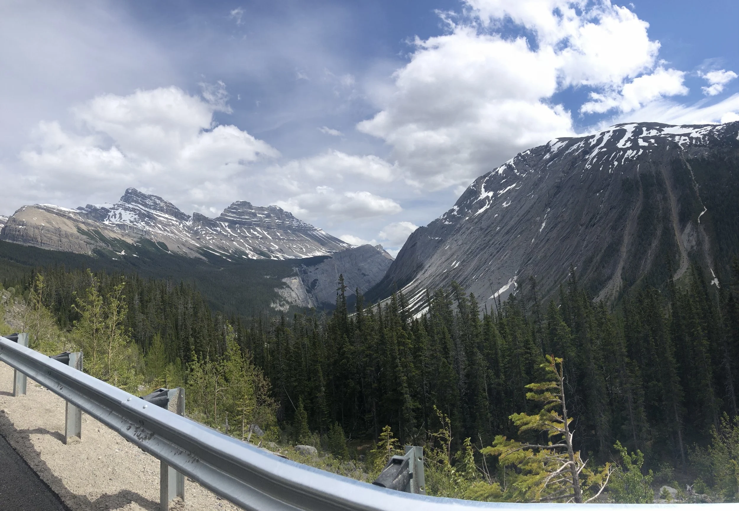  Riding through Banff 
