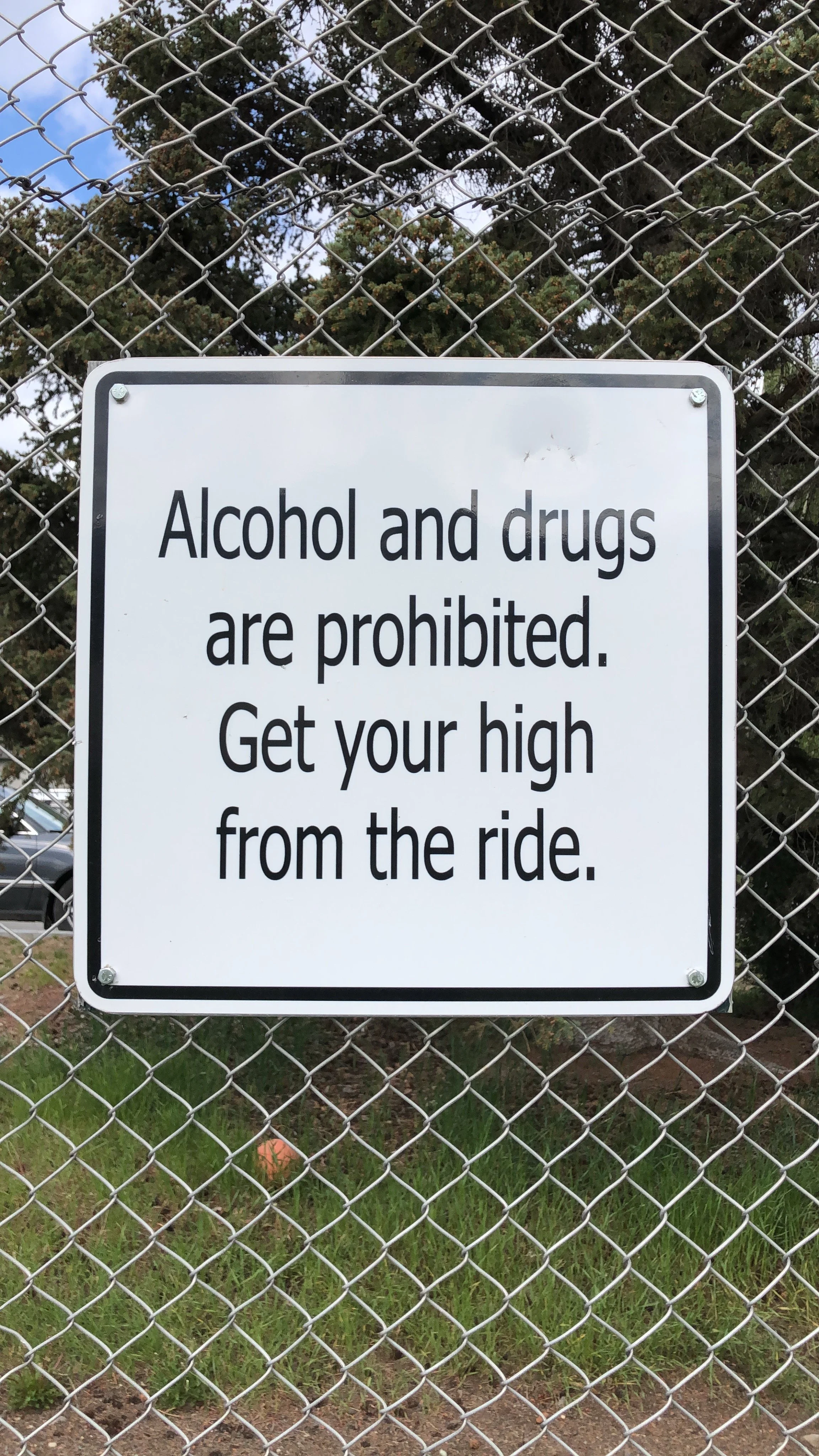  Get your high from the ride  