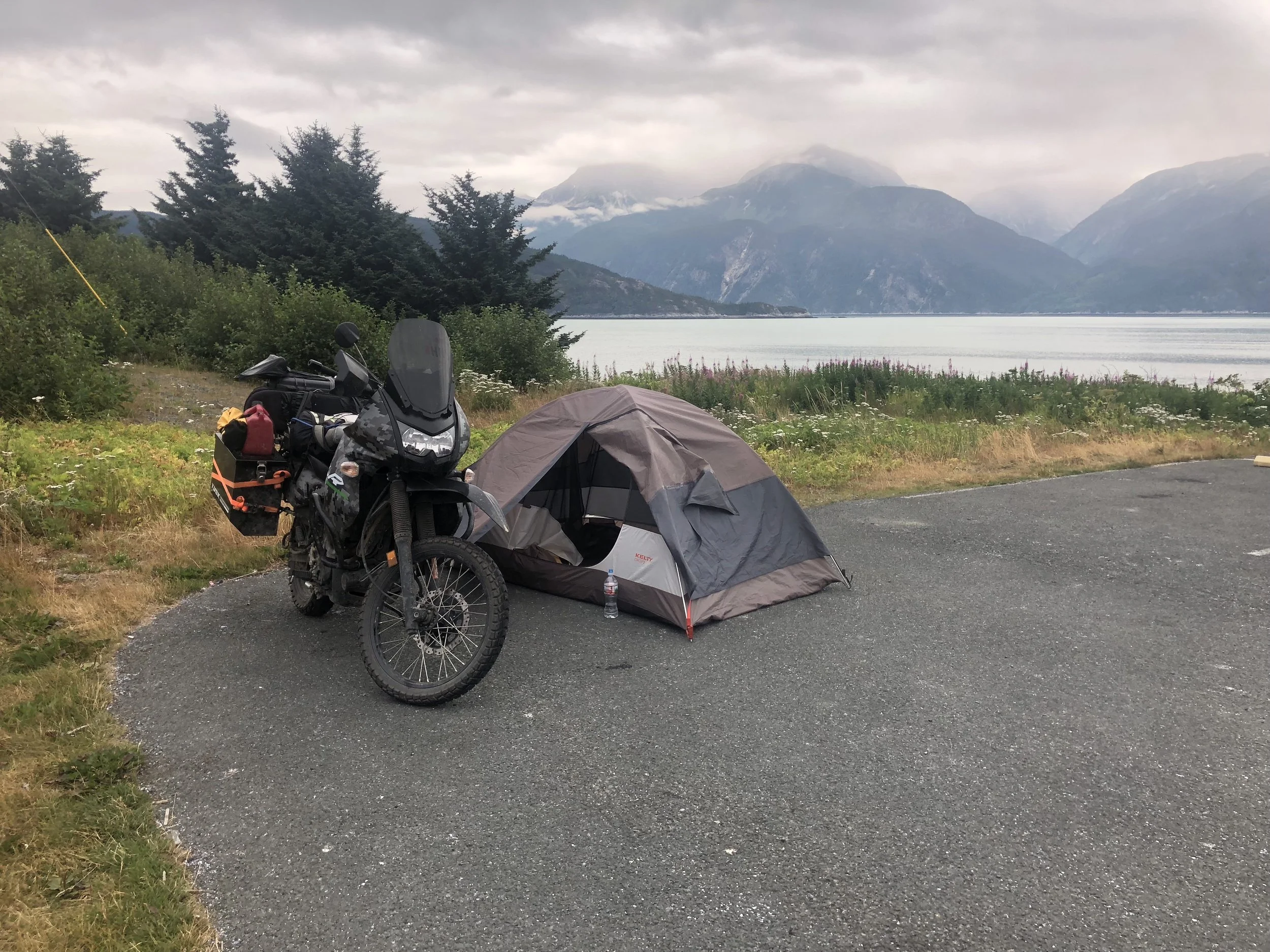  Where I ended up last night in the dark 