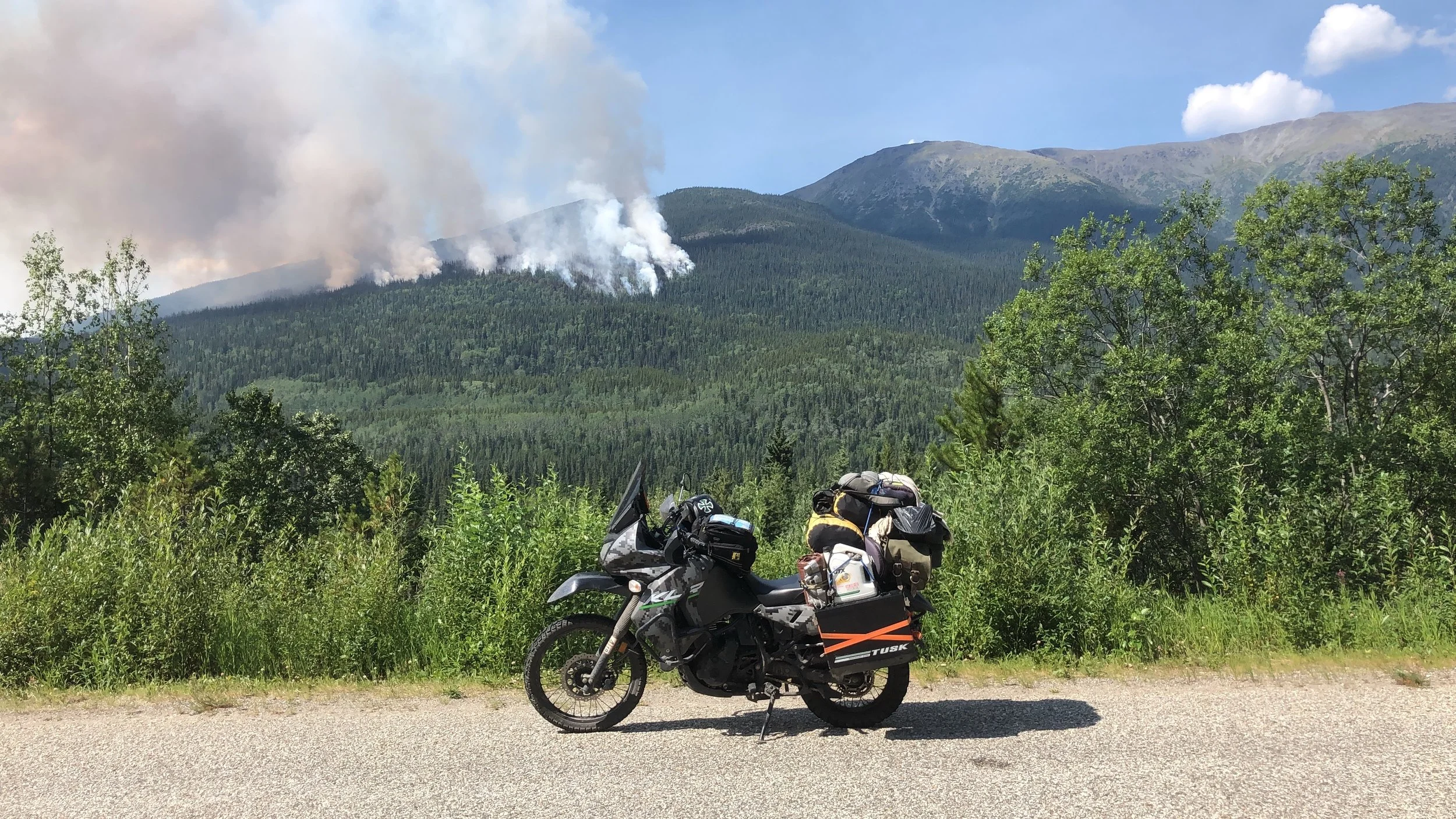  Forest fire  Stewart-Cassiar Highway 