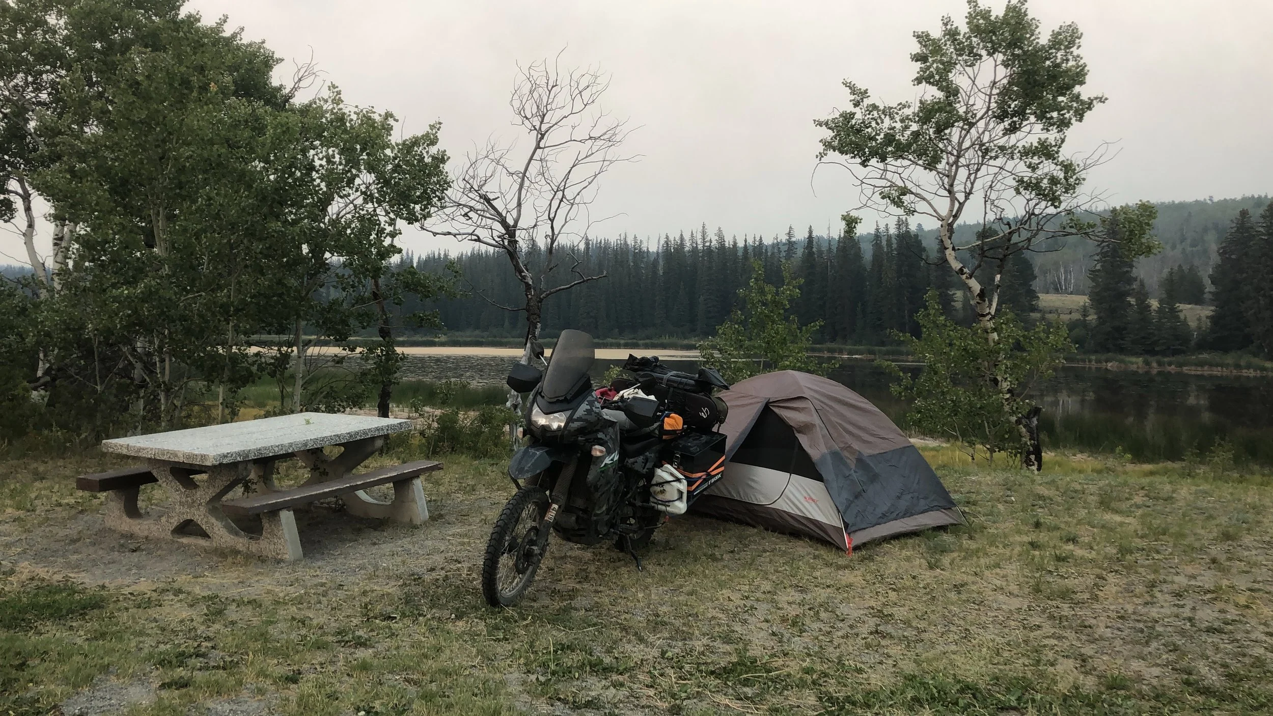  Rest stop on the way to Bella Coola  