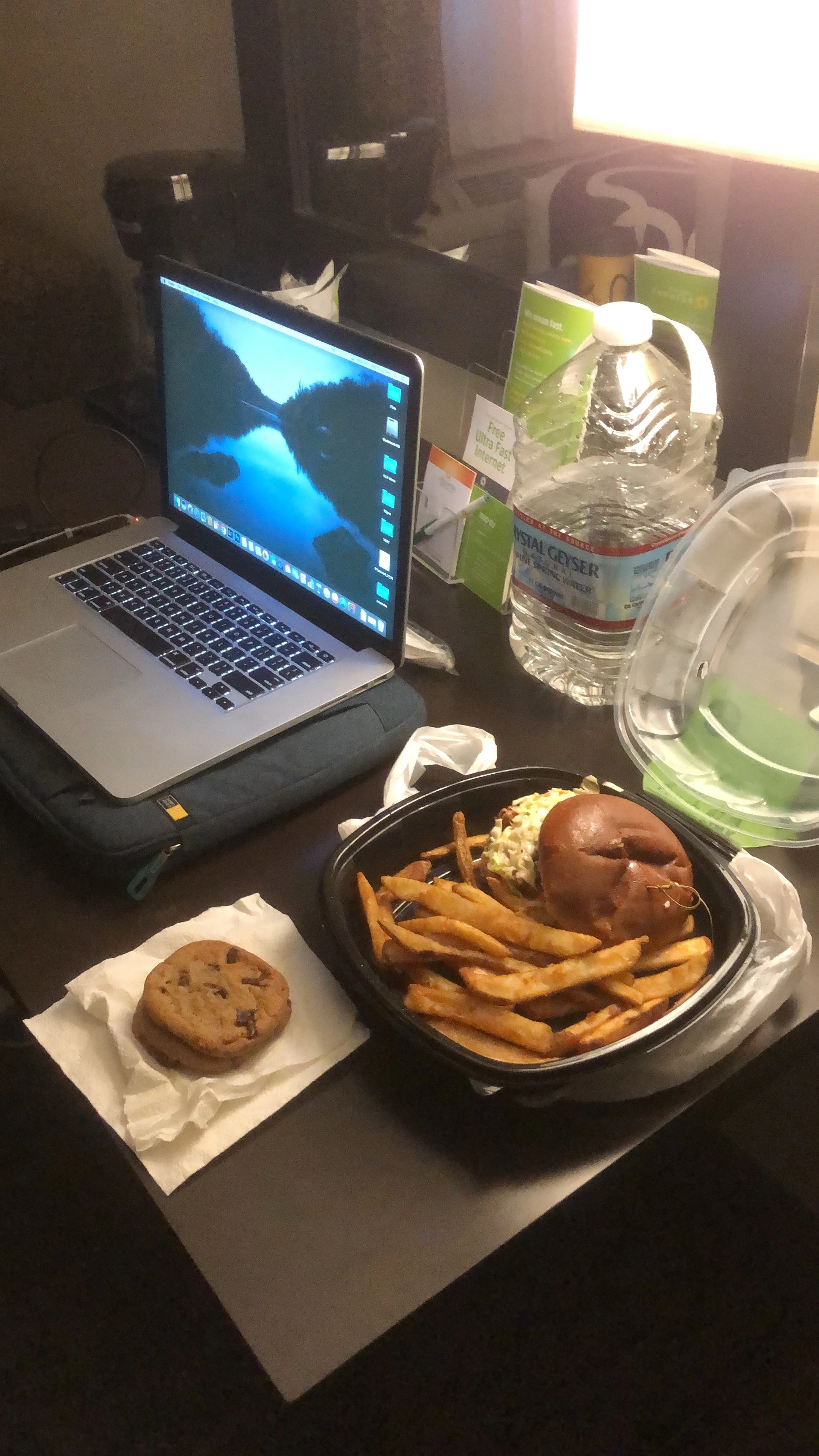  Dinner and editing  