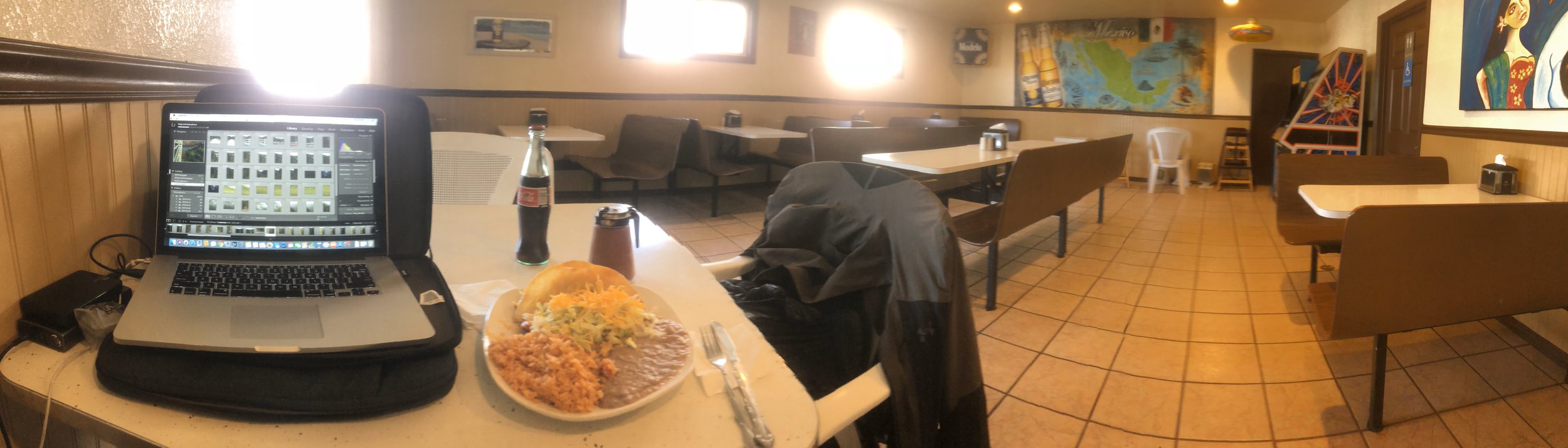  Lunch and editing photos 