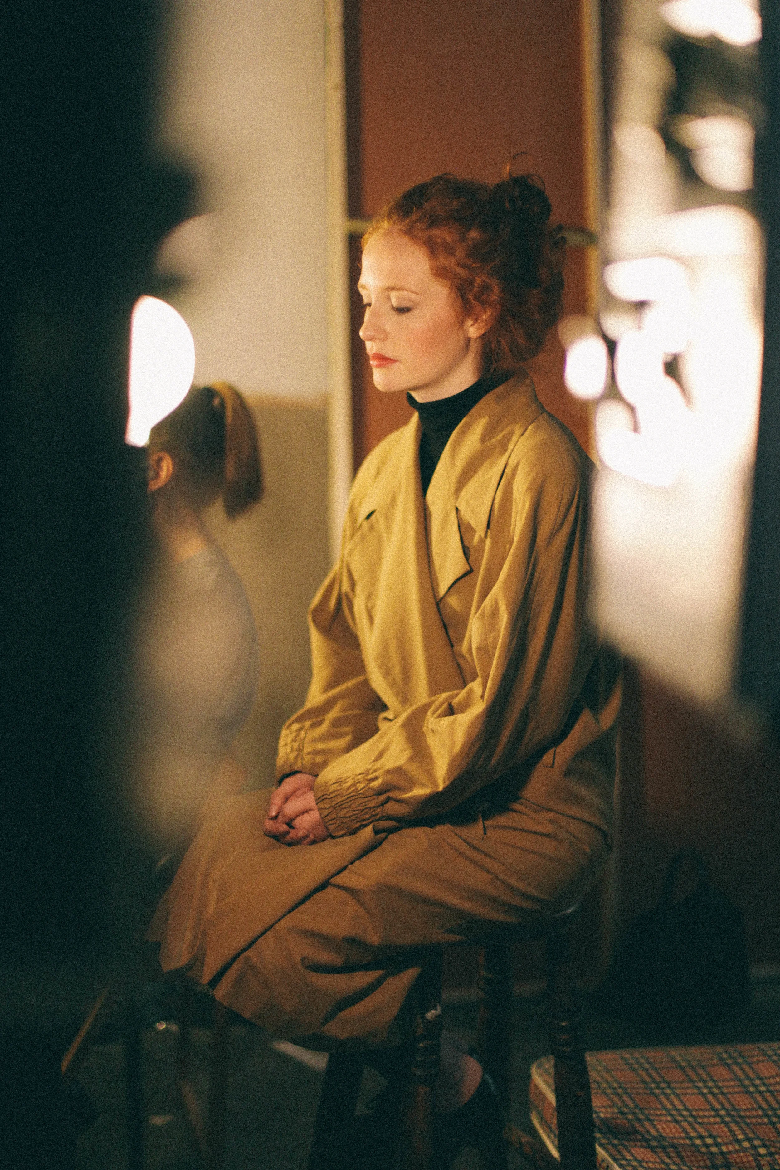 On the set of short film Heaven Knows