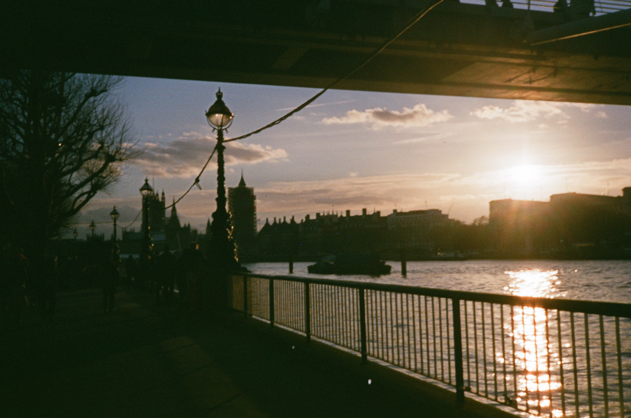 Evening on the Southbank on 35mm.