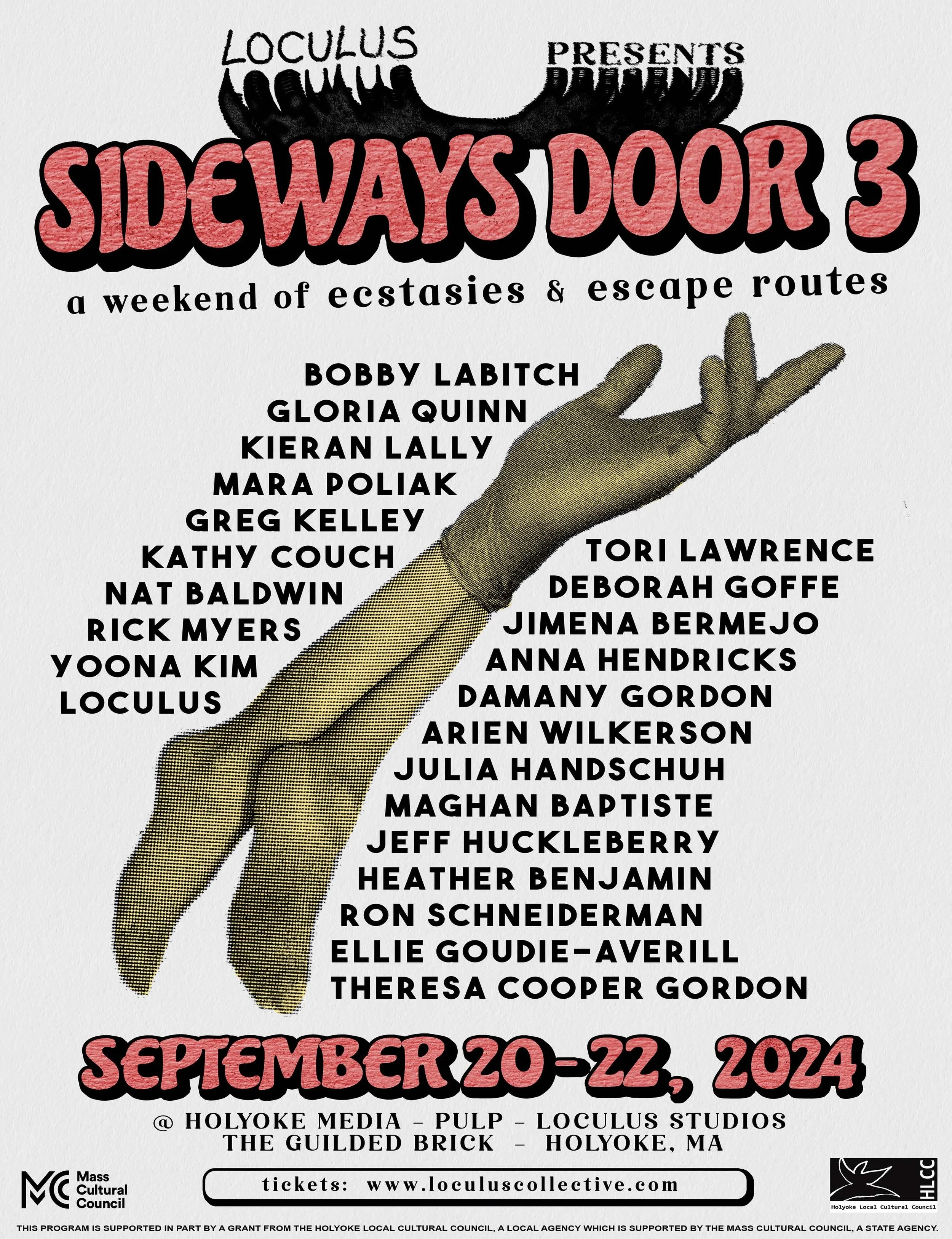 Loculus Presents: Sideways Door 3, a weekend of ecstasies and escape routes