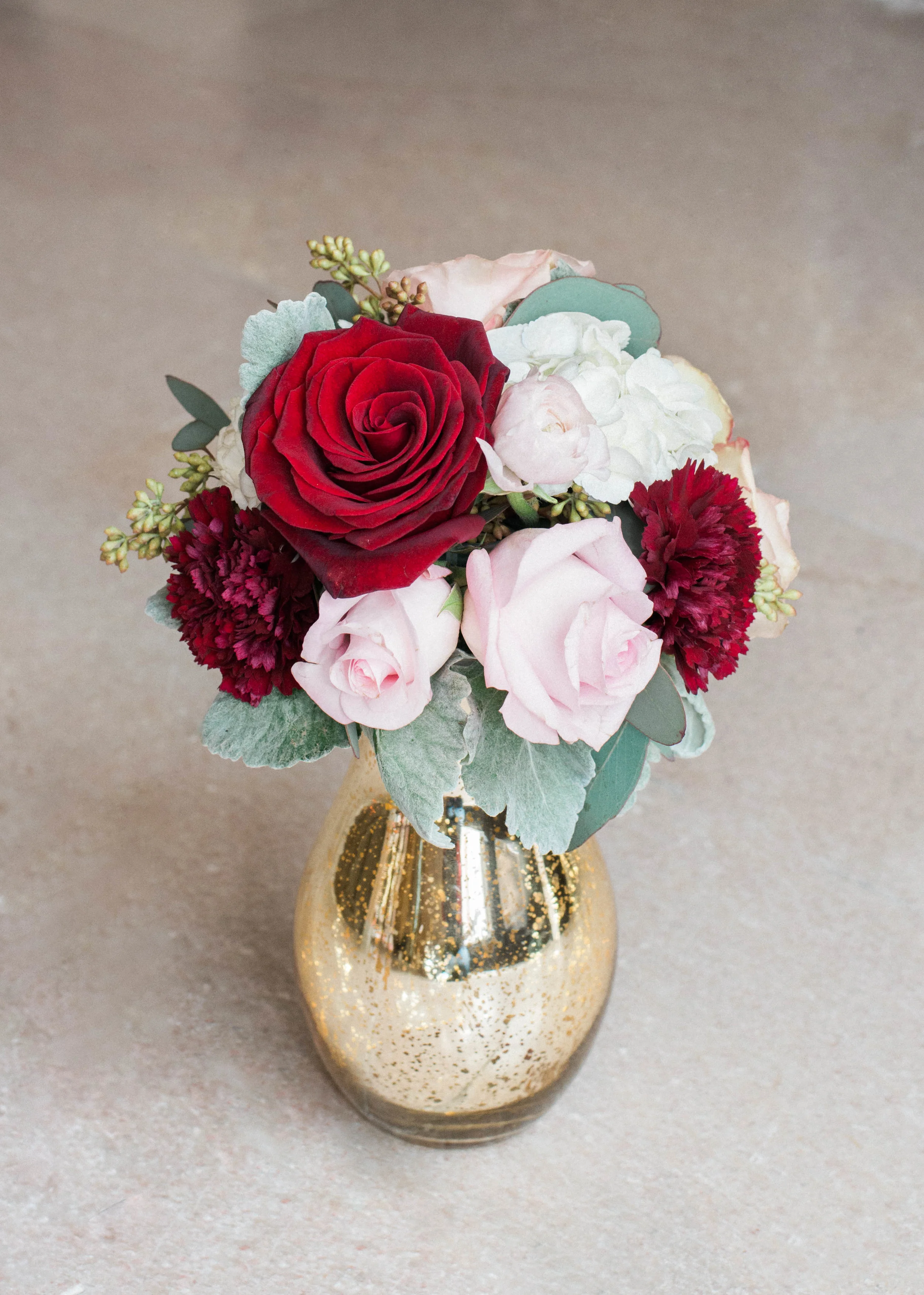 Florals by: Sarah Woodall of Gold Leaf Floral Calligraphy by: Ginger Swan of Swan Lindsey Lettering