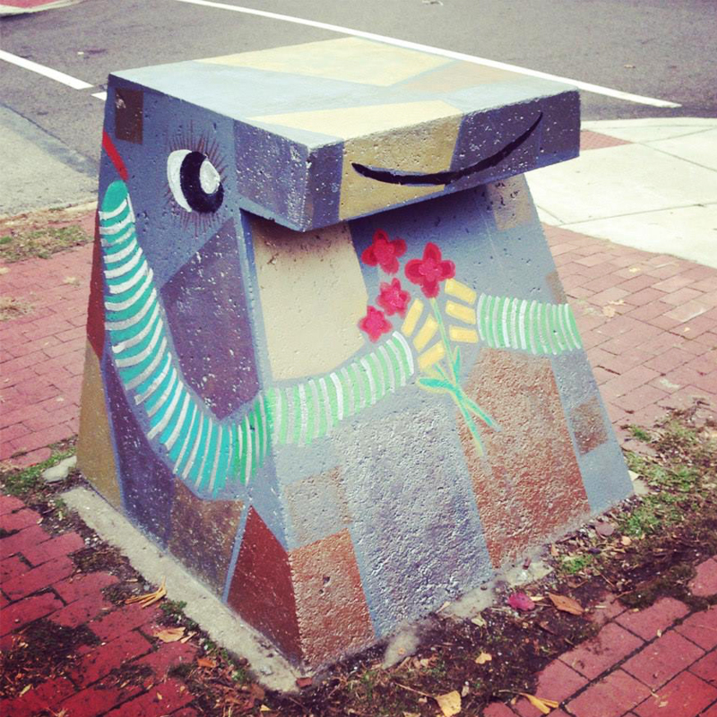 GrowBot at Greene & Penn Community Garden, Germantown (collab with Emily Birdie Busch)