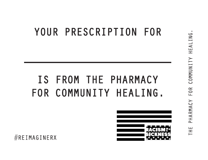 Artist & Photographer Tieshka Smith's 'Racism is a Sickness' & 'the Pharmacy for Community Healing' Project (2015-)